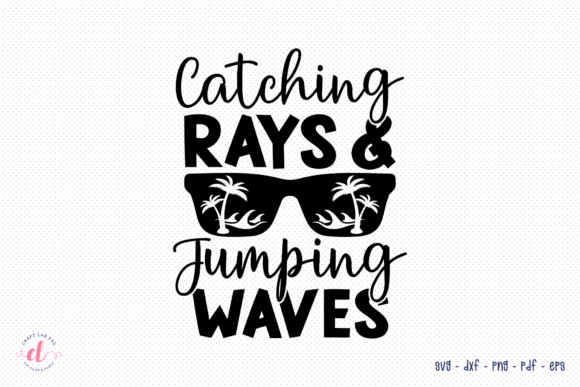 Catching Rays Jumping Waves SVG