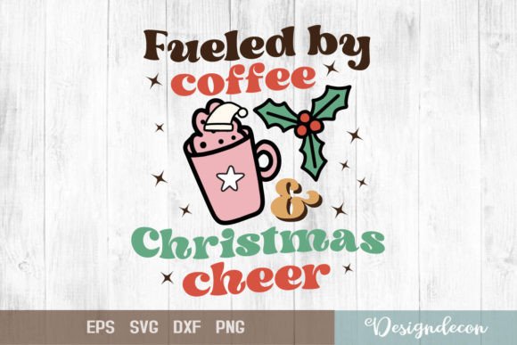 Fueled by Coffee Sublimation SVG: Graphics for Crafts & Branding