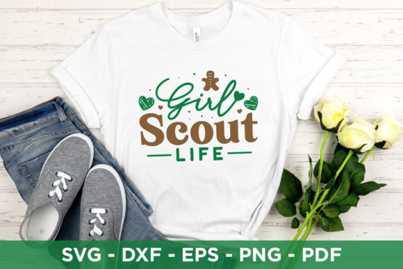Girl Scout Life SVG: Crafts & Graphics for Editorial Use