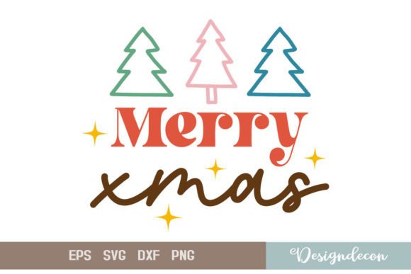 Merry XMAS Christmas Sublimation SVG: Graphics for Crafts & Content