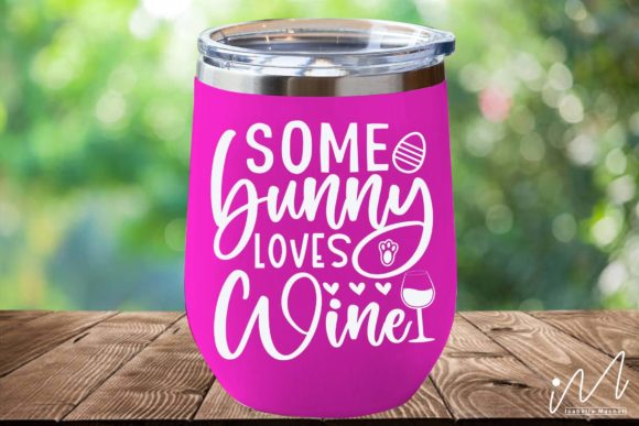Some Bunny Loves Wine SVG: Graphics & Crafts Asset Review
